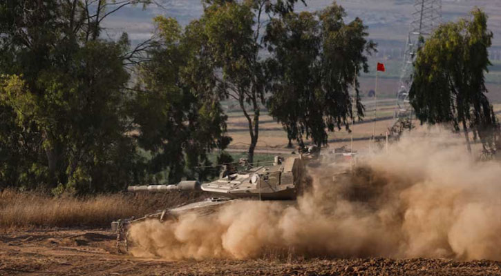লড়াই জোরদার হচ্ছে, গাজার উত্তর-দক্ষিণের আরও ভেতরে ইসরায়েলের ট্যাংক